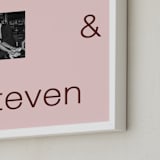 "Bold Love: Framed Photo" - Framed Photo in Blush by Minted - Frame Close-up