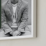 "Classic Sash: Portrait Framed Photo" - Framed Photo in Pine by Lauren Chism - Frame Close-up