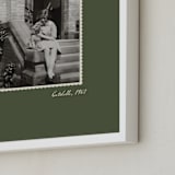 "Old Time: Portrait" - Framed Photo in Cactus by letterfix - Frame Close-up