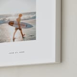 "Panorama: Portrait" - Framed Photo in Salt by Olivia Raufman - Frame Close-up