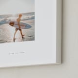 "Panorama: Portrait" - Framed Photo in Salt by Olivia Raufman - Frame Close-up