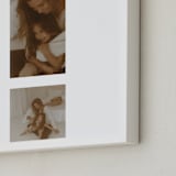 "Triple Gallery" - Framed Photo in Cotton by Angela Thompson - Frame Close-up