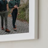 "The Big Picture: Father's Day Framed Photo" - Framed Photo in White by Minted - Frame Close-up