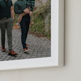 "The Big Picture: Father's Day Framed Photo" - Framed Photo in White by Minted - Frame Close-up