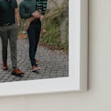 "The Big Picture: Father's Day Framed Photo" - Framed Photo in White by Minted - Frame Close-up