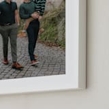 "The Big Picture: Father's Day Framed Photo" - Framed Photo in White by Minted - Frame Close-up