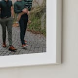 "The Big Picture: Father's Day Framed Photo" - Framed Photo in White by Minted - Frame Close-up