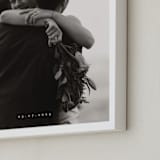 "Overlay: Portrait" - Framed Photo in Ivory by Pippa Shaw - Frame Close-up