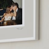 "Timeless Touch: Portrait" - Framed Photo in Ivory by Cass Loh - Frame Close-up