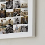 "Thirty Love" - Framed Photo in Vanilla by Inkblot Design - Frame Close-up