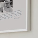 "Love Scribble: Portrait" - Framed Photo in Ocean by Jenny Millington - Frame Close-up