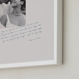 "Love Scribble: Portrait" - Framed Photo in Ocean by Jenny Millington - Frame Close-up