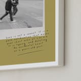 "Modern Love: Portrait" - Framed Photo in Vintage Gold by Maja Cunningham - Frame Close-up