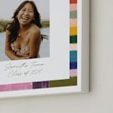"Colorful Tiles: Portrait Framed Photo" - Framed Photo in Olive by Sierra Lee - Frame Close-up