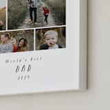 "Seven Photo: Portrait Framed Photo" - Framed Photo in Snow by Lori Wemple - Frame Close-up