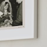 "Framed in Time: Portrait" - Framed Photo in Silk by Alisa Galitsyna - Frame Close-up