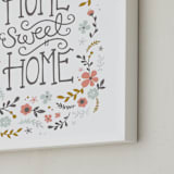 "Home Sweet Home" - Art Print in Pastel by Kristen Smith - Frame Close-up