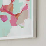 "Atelier" - Art Print in Minty by Makewells - Frame Close-up