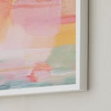 "Rising Light" - Art Print in Sunrise by Hooray Creative - Frame Close-up