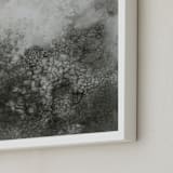 "Respire" - Art Print in Warm Grey by Janie Allen - Frame Close-up