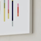 "salt water taffy" - Art Print in Bubblegum pink by Stacey Meacham - Frame Close-up