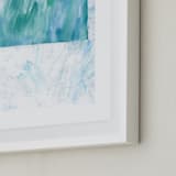 "Colorado in Paint" - Art Print in Colorado Green by Denise Wong - Frame Close-up