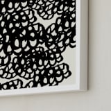 "Black Sheep" - Art Print in Noir by rose lindo - Frame Close-up