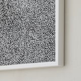 "10,000 Grains" - Art Print in Charcoal by Bryn Wears-Fitipaldi - Frame Close-up