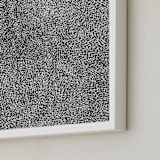 "10,000 Grains" - Art Print in Charcoal by Bryn Wears-Fitipaldi - Frame Close-up
