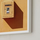 "La Poste" - Art Print in Bright Yellow by lulu and isabelle - Frame Close-up