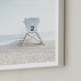 "Tower 2" - Art Print in tower blue by Kamala Nahas - Frame Close-up