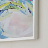 "Welcome to the Jungle" - Art Print in Jungle Greens by Makewells - Frame Close-up
