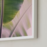 "Tropic" - Art Print in bright green by ALICIA BOCK - Frame Close-up