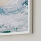 "Sediment No 1" - Art Print in Beige by Kelly Ventura - Frame Close-up