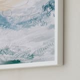 "Sediment No 1" - Art Print in Beige by Kelly Ventura - Frame Close-up