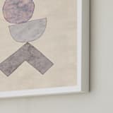 "Tipping Point" - Art Print in Muted Rose by Kara Kosaka - Frame Close-up