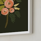 "Botanical no.1" - Art Print in Midnight by Karidy Walker - Frame Close-up