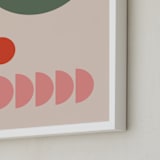 "Valentina" - Art Print in Olive by Alex Roda - Frame Close-up