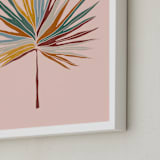 "Chic Palm" - Art Print in retro by lulu and isabelle - Frame Close-up