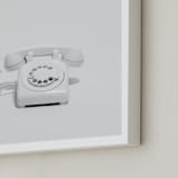 "Telephone" - Art Print in Pearl by Cristiane - Frame Close-up