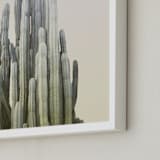 "Summer Yellow Cactus" - Art Print in summer palette by Wilder California - Frame Close-up