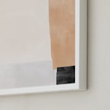 "Journey 01" - Art Print in Desert Brown by WeArt - Frame Close-up