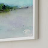 "Lakeside" - Art Print in Mint by Lindsay Megahed - Frame Close-up