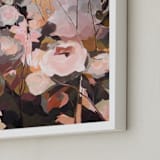 "Splendor" - Art Print in Rose Gold by Jess Franks - Frame Close-up