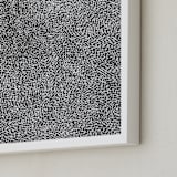 "10,000 Grains" - Art Print in Charcoal by Bryn Wears-Fitipaldi - Frame Close-up