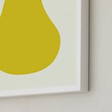 "Heirloom Pear" - Art Print in Danjou by Alexandra Stafford - Frame Close-up