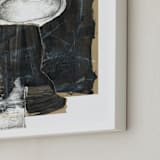 "Hovering Union" - Art Print in Black by Misty Hughes - Frame Close-up