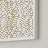 "The Rapids" - Art Print in Gold by rose lindo - Frame Close-up