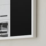 "rectangle with me" - Art Print in coal by Kamala Nahas - Frame Close-up