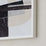 "Last Tuesday" - Art Print in Sand by Jennifer Daily - Frame Close-up